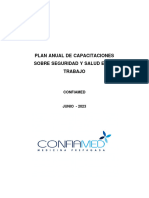 05 Plan de - Capacitaciones - SST Confiamed