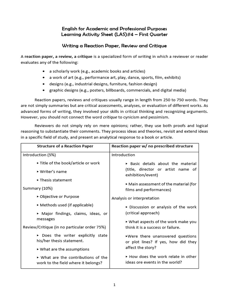 las-4-writing-a-reaction-paper-critical-approaches-in-writing-a