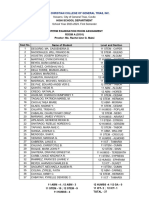 Examination Room Assignment SHS 1st Sem MIDTERM