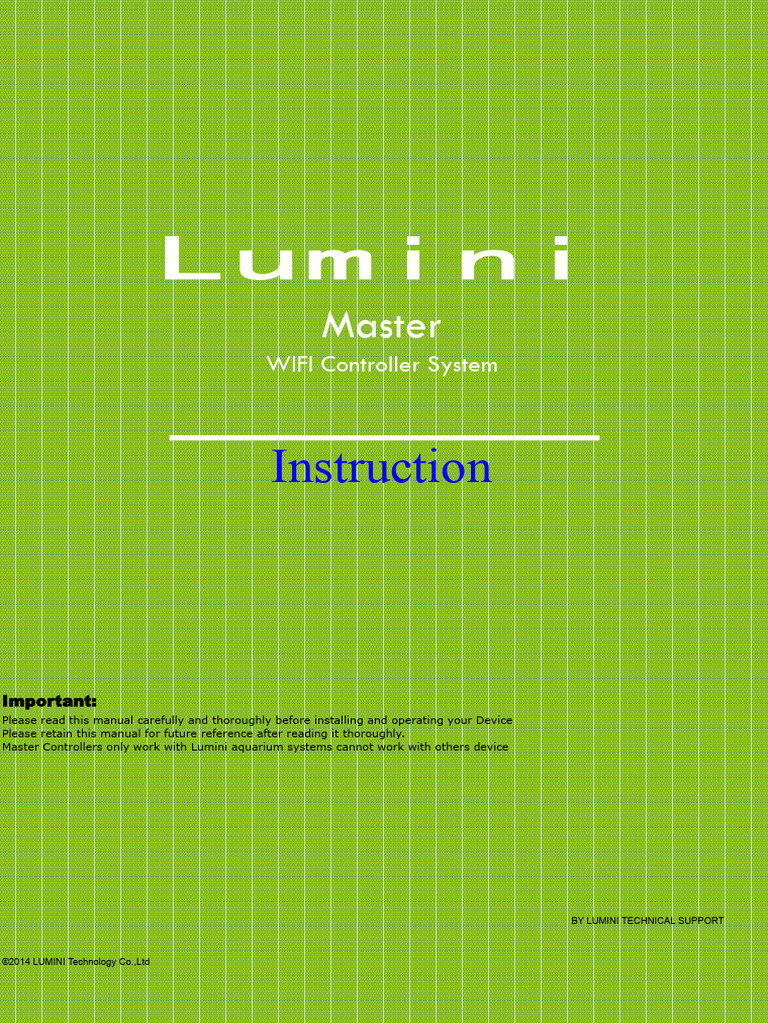 Lumini aqua master controller manual pdf