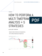 How To Perform A Multi TimeFrame Analysis + 5 Strategies