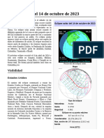 Eclipse Solar Del 14 de Octubre de 2023