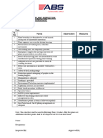 ABS EHS 7 Plant Inspection Checklist