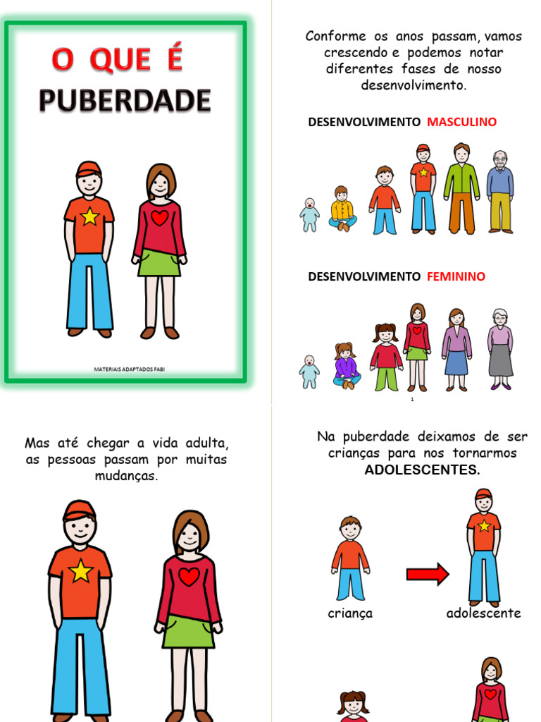 O Que É Puberdade | PDF | Puberdade, image size:768x1024