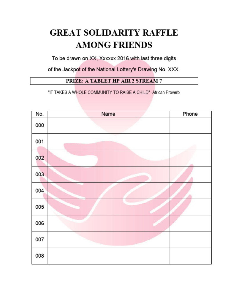 Solidarity Raffle for Community Support | PDF | Sports | Government