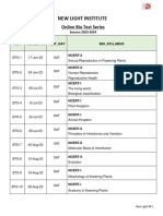 BTS Schedule 2023-24