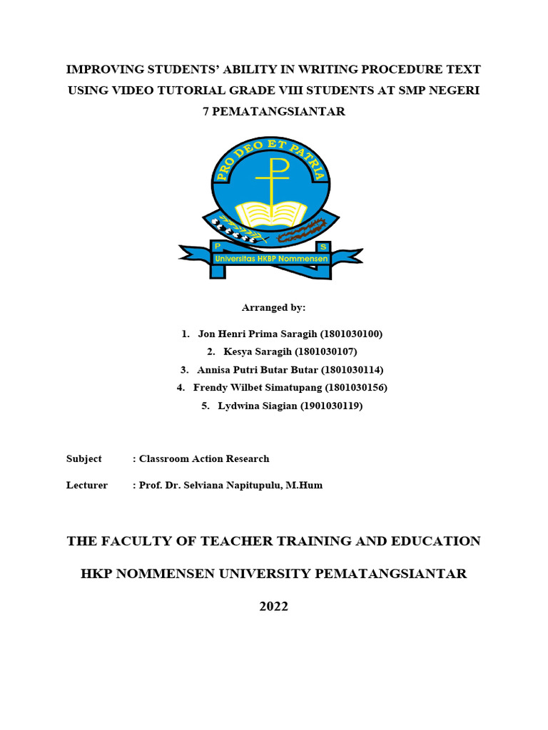 Group 7 car pdf narrative lesson plan
