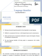 G1 Sign Language Identifier PPT