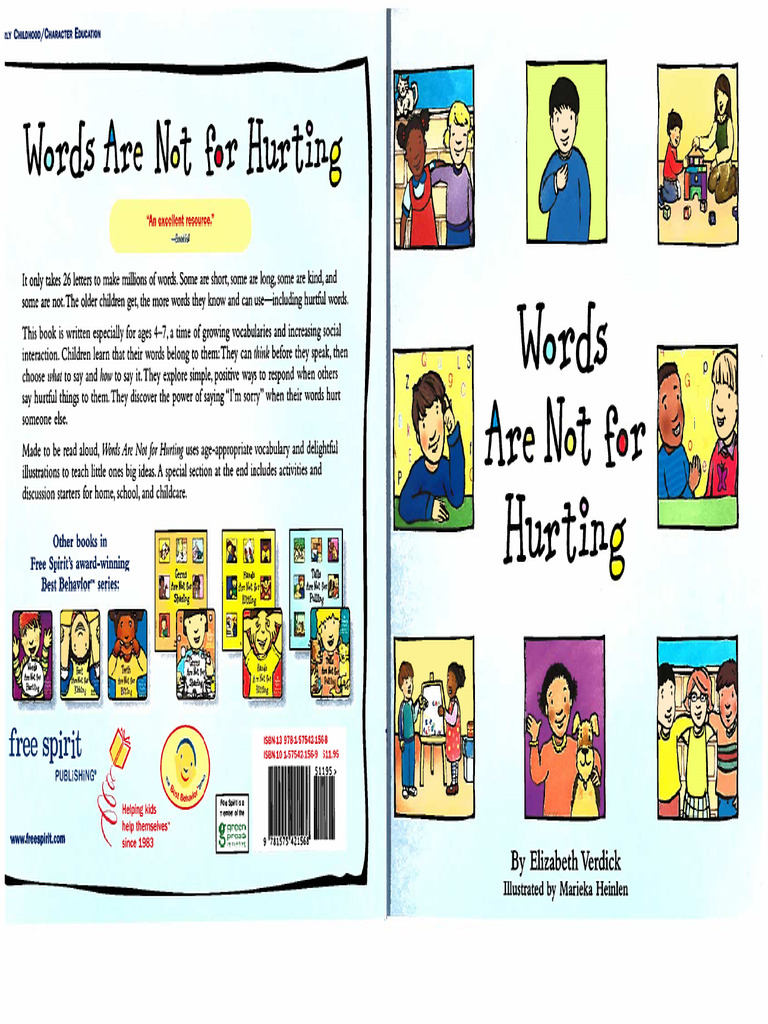 Words Are Not For Hurting | PDF