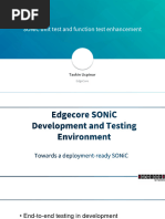 SONiC Unit Test and Function Test Enhancement - Edgecore