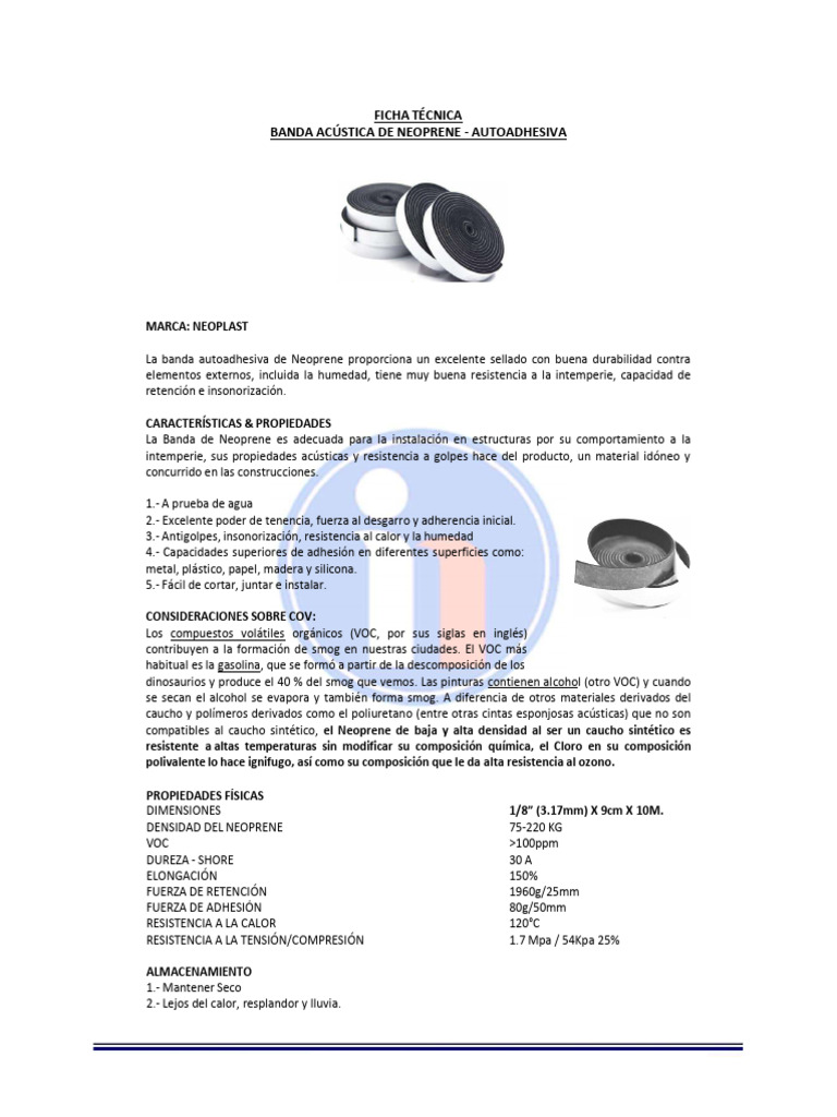 Ficha Tecnica Banda Shore 30 A | PDF