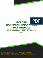 Proposal Santunan Anak Yatim Dan Dhuafa Dsn. Pulesari - 2023
