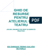 Ghid de Resurse Pentru Atelierul de Teatru