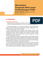 Mensyukuri Anugerah Allah Lewat Perkembangan Iptek