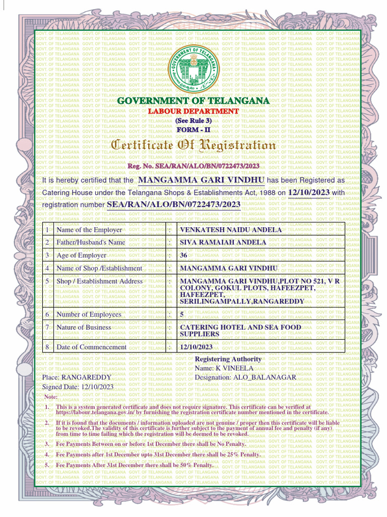 Eodb Assam Labour Licence Renewal