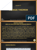 Squeeze Theorem With Sollutions