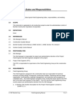 f202 - Field Engineering Duties and Responsibilities