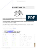 1 - JLPT N2 Grammar List