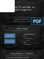 Role of CT and MRI in Stroke Diagnosis