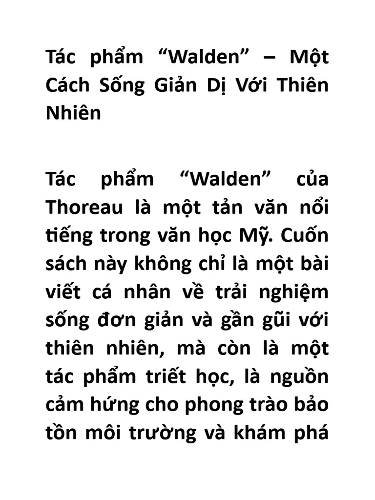 Walden Pdf