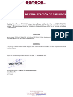 Certificado Nicolás Marquez