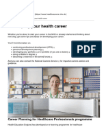 Health Careers - Developing Your Health Career - 2023-04-21