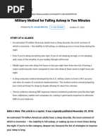 MERCOLA Military Method For Falling Asleep PDF