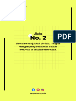 2.1 Catatan Guru Yang Mencakup Partisipasi Siswa Dan Jenis Kegiatan Ibadah Sesuai Dengan Ajaran Agama Kepercayaan 2