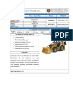 Technisches Datenblatt Für Maschinen