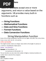 Unit II - Built in Functions