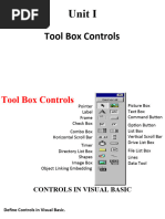 Unit I-VB Controls, Messagebox, Input Box