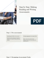 Step by Step Making Asessment Reading and Writing