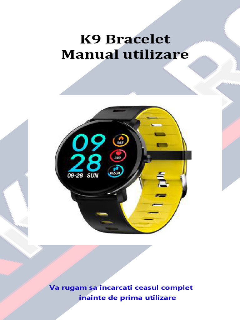 Manual Utilizare Smartwatch K9 PDF
