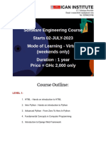 Software Engineering Course