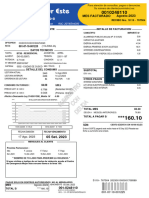 Soto C.Guillermo: Mes Facturado Agosto-2023