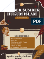 Sumber Sumber Hukum Islam