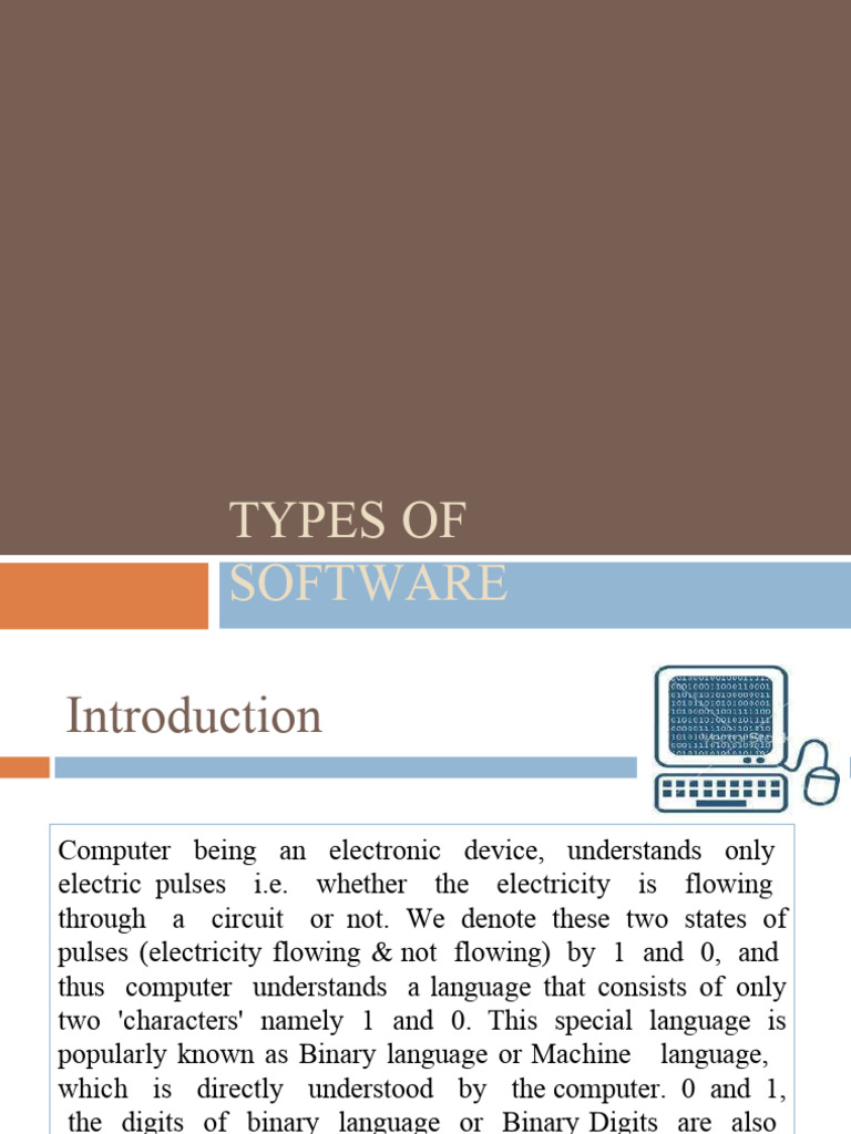 Types of Software Explained | PDF | Graphical User Interfaces | Software