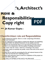 307.5 (Role and Responsibilities of Architects Clients)