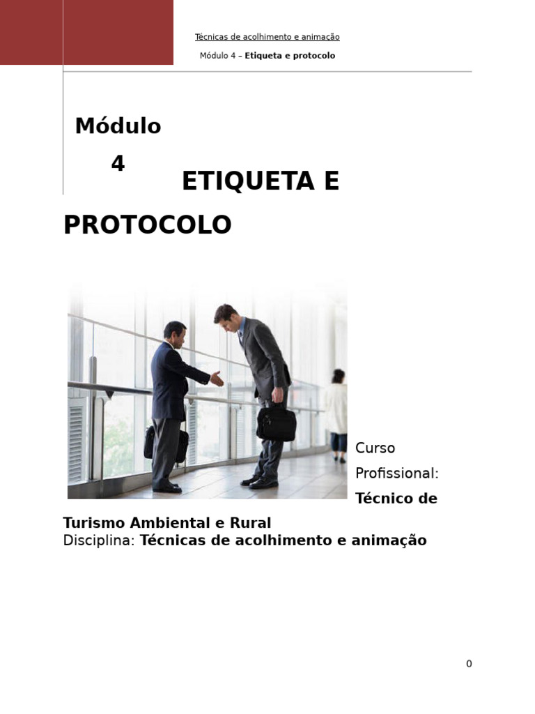 Etiqueta e Protocolo Manual | PDF | Etiqueta | República