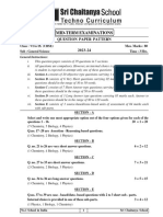 CBSE Class IX Class Science Midterm QP Pattern