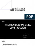 Régimen Laboral de La Construcción