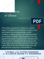 Patients Perspective of Illness