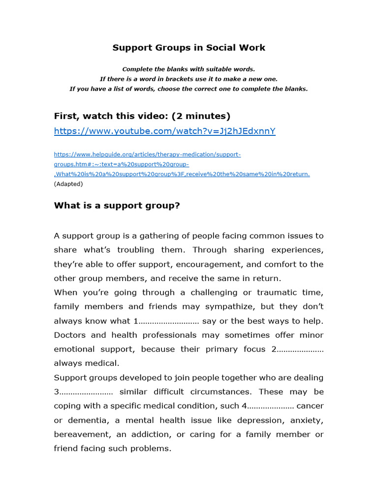 support-groups-in-social-work-pdf-support-group-mental-disorder