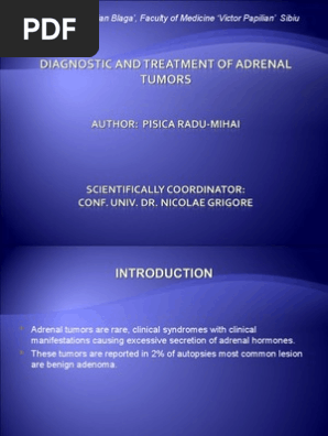 Diagnostic and Treatment of Adrenal Tumors ASK W2003  PDF 