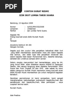 Contoh Surat Resmi