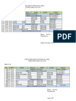 Jadwal Pelajaran 2022 2023