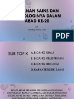 Peranan Sains Dan Teknologinya Dalam Abad Ke-20 - Grichelle Tampi