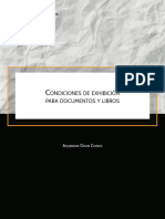 Condiciones de Exhibición para Documentos y Libros