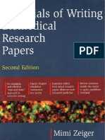 Zeiger Essentials of Writing Biomedical Research 2ed 1999