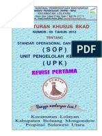 Sop Upk Lolayan - Revisi Pertama